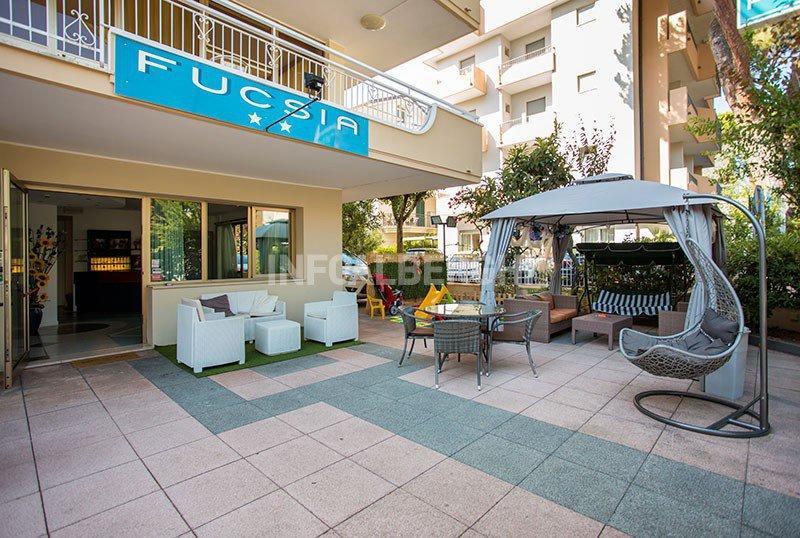 Hotel Fucsia Риччоне Екстер'єр фото